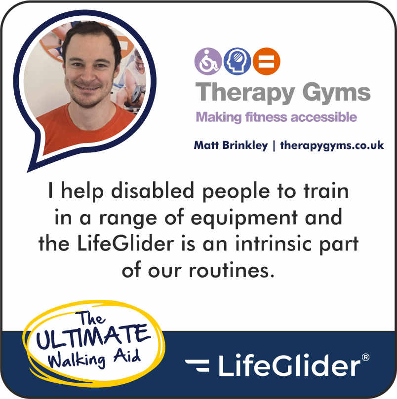 Matt Brinkley from Therapy Gyms discussing LifeGlider