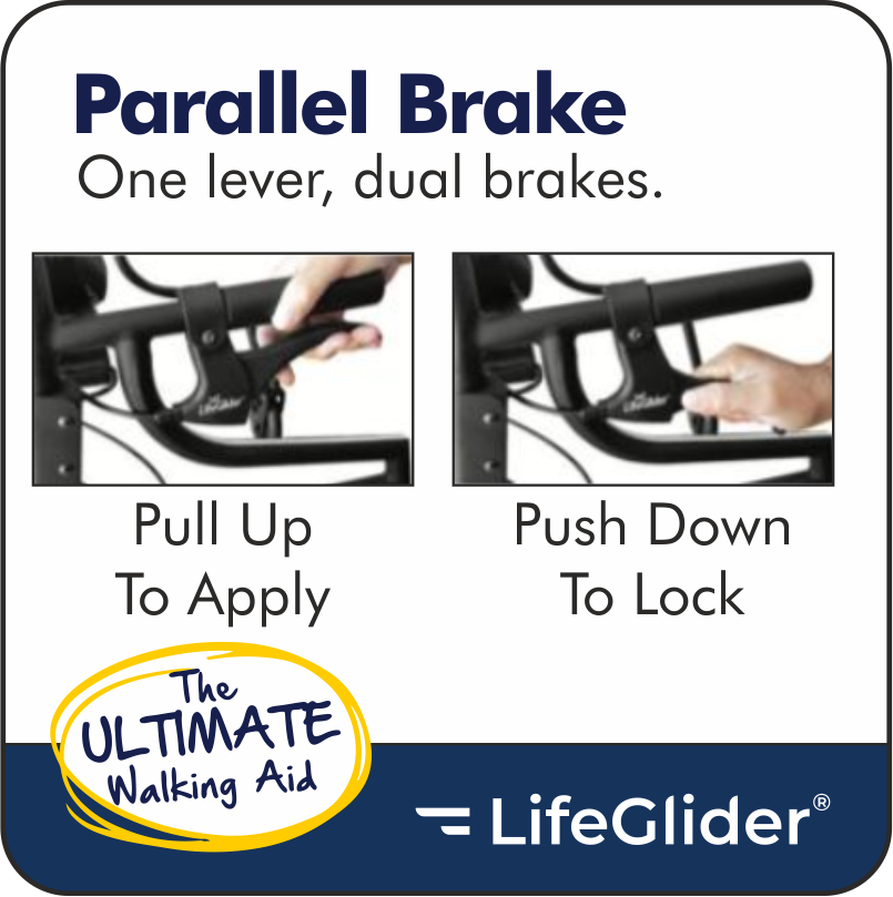 LifeGlider parallel brake control