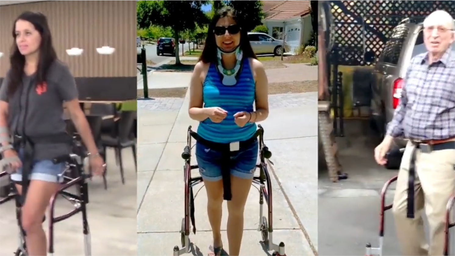 Different people using LifeGlider
